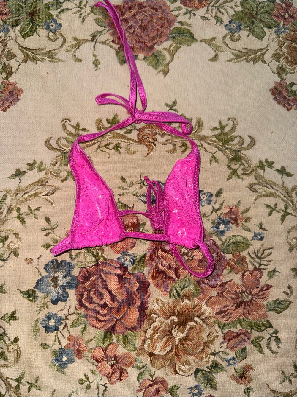 Pink Triangle Bikini Top - Women's Intimates